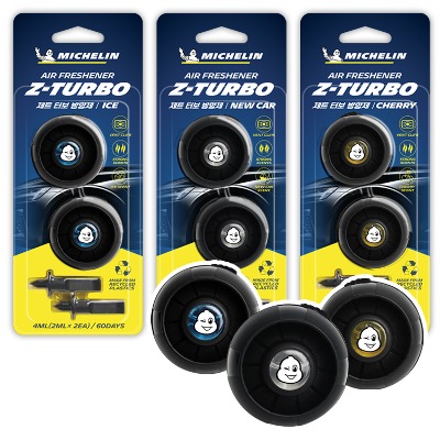 미쉐린 제트터보 방향제 - 차량 통풍구 설치 이미지